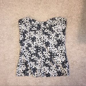Floral tube top